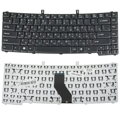 фото, Клавіатура для ноутбука ACER (EX: 4120, 4220, 4420, 4630, 5120, TM: 4320, 4720, 5220, 5310, 5520, 5720), rus, black