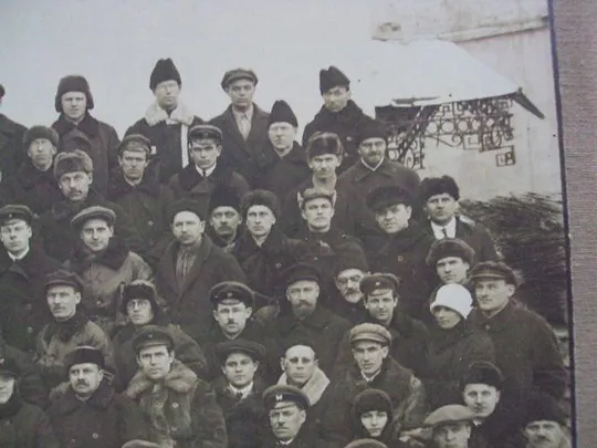 фотография 3й областной межсекционный съезд инжтехработников профсоюзов урала 1929 28х45 см №2321 Недорого