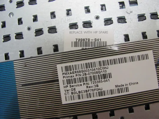 номер0954-3 клавіатура ДОНОР 725365-041 AER68G00310 для HP  Pavilion 17-E оригінал Де купити