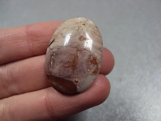 Камень яшма овальная для ювелирных изделий вес 3,93 г размер 5 х 29 х 21 мм №13299 Де купити