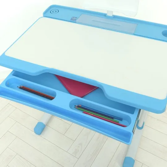 Детская Парта Bambi M 3111, Регулируемая высота и наклон (до 60 °), с рег.стульч, подставка для кни Де купити