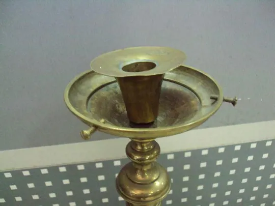 Подсвечник большой латунь высота 50 см (№103) №11353 Недорого