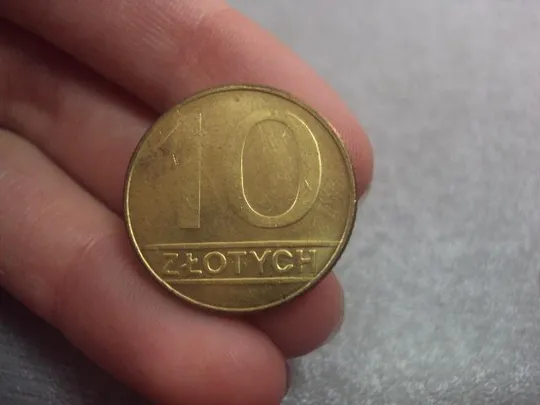 монета польша 10 злотых 1989 сохран №7885 З аукціону
