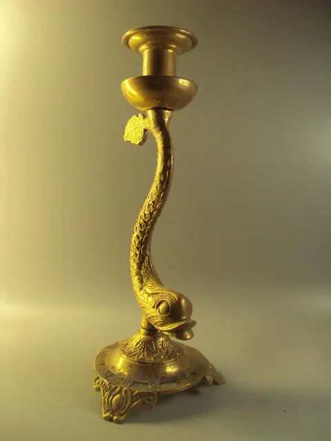 Купити Подсвечник рыба рыбка бронза высота 23 см (№ 1538)