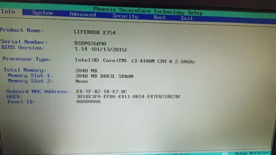 Купити Материнська плата Fujitsu Lifebook E734 E744 E754 CP667438-01 G4