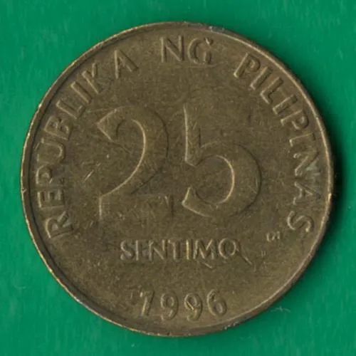 25 сентімо 1996 року Філіппіни [КВ] Ціна