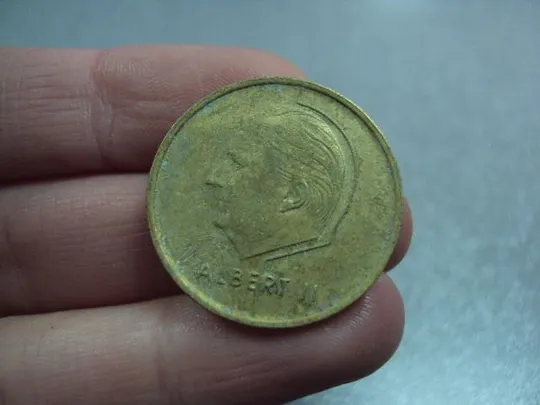 Купити монета бельгия 5 франков 1994 №8910