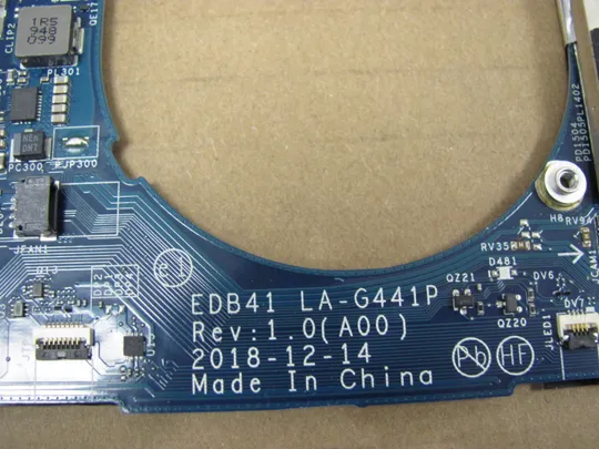 752-29 материнська плата РОБОЧА SRF9Z  i5-8365U EDB41 LA-G441P  для DELL Latitude 7400 2-in-1 оригінал Характеристики