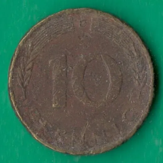 10 пфенігів 1972 року D Німеччина [М] Ціна