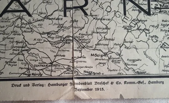 Мапа всіх театрів військових дій Перша світова, вересень 1915  (оригінал) Німеччина Торговий майданчик