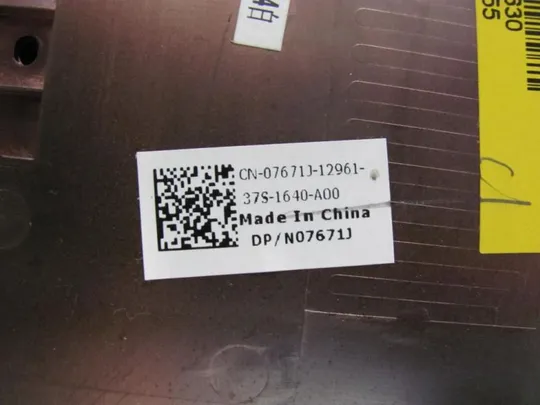 №201-5 панель палмрест та тачпад 07671J AP0M1000200 для Dell Latitude E5530 оригінал З аукціону