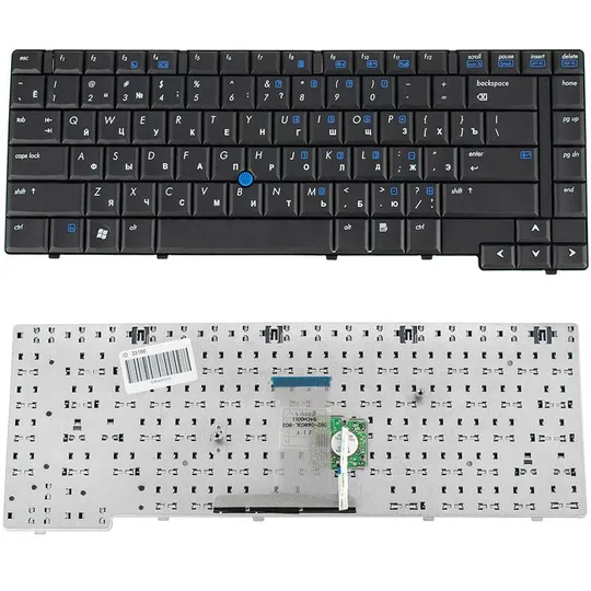 Купити Клавіатура для ноутбука HP (Compaq: 8510p, 8510w) rus, black, with trackpoint