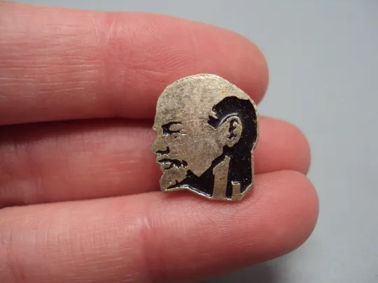 Купити Знак Ленин голова портрет контурный фигурный ссср №17644