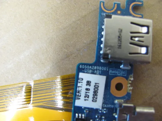 номер1005-3 плата VGA USB 6050A2854101 6050A2835701  6050A2898001 зі шлейфом 6035B0128401 для HP Elitebook 850 G3  850 G4 оригінал Інтернет-аукціон