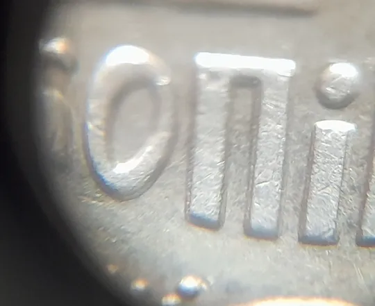 (5283) 10 копійок 2006 гарне зминання на реверсі + круговий виробіток штампа на реверсі та аверсі (10копеек 2006 брак) Інтернет-аукціон