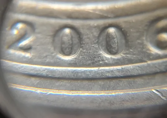 (5188) 1 гривня 2006 розкол на аверсі (1 гривна 2006 брак) Інтернет-аукціон