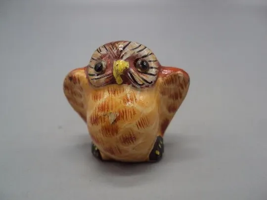 Фигура керамика статуэтка миниатюра совенок Европа сова совушка высота 3,2 см №11016 Ціна
