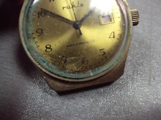 Наручные часы Рухла ГДР автомагнитные Ruhla automagnetic GDR №10988 Характеристики