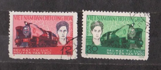 ПАРОВОЗИ - ПЕРСОНИ = 1965 р. = ВЬЕТНАМ - В&#039;ЄТНАМ = гаш. Ціна