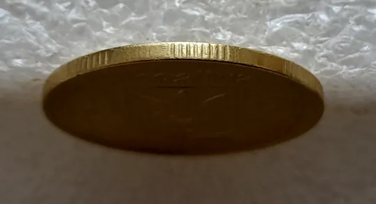 (8046) 50 копійок 1992 1ААс зміщення зображення на реверсі (50 копеек 1992 1ААс брак) Інтернет-аукціон