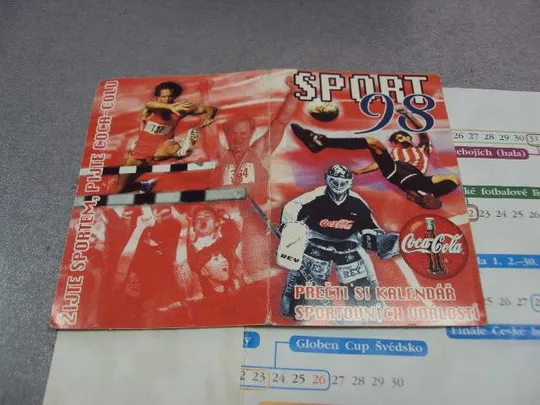 Купити буклет календарь памятных дат 1998 чехия №5238