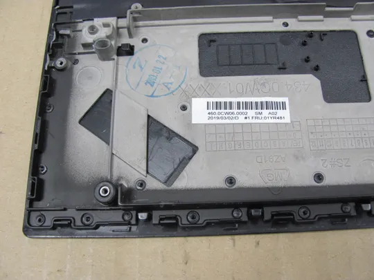 760-1 Кришка панель палмрест 460.0CW06.0002 01YR481 для Lenovo Thinkpad T580 P52S  оригінал Продаж