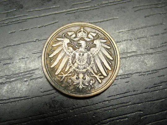 1 пфеніг 1892 F Німеччина Ціна