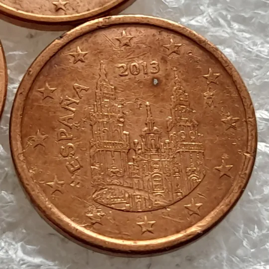 (1907) 1 євроцент 2013 Австрія, Італія, Іспанія - 3 монети /1 евроцент 2013 Австрия, Италия, Испания Продаж