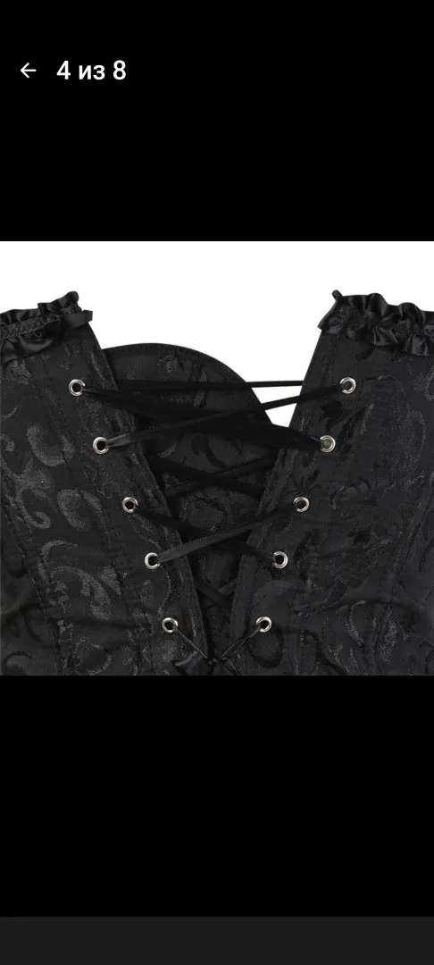 Корсет жіночій чорний розмір ххххl З аукціону