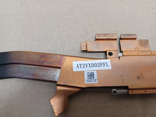 номер1062-22 радіатор термотрубка охолодження AT2VX002FFL 0M5JXW   для Dell Latitude 5501 5510 5511  Precision 3550 3551  оригінал Продаж