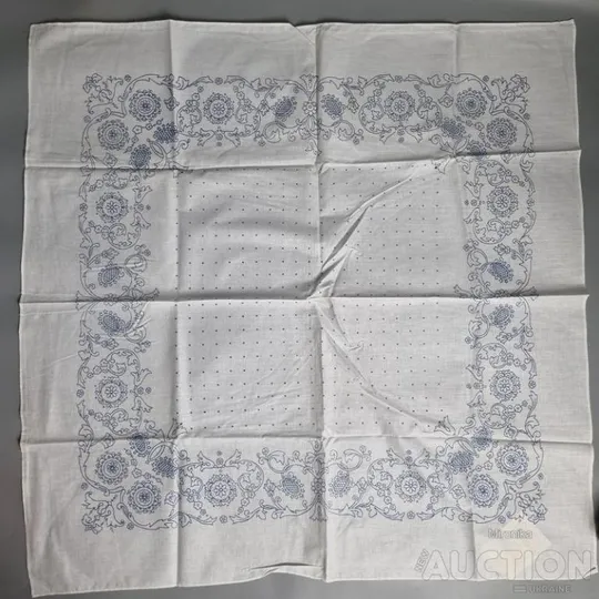 Радянська хустка з візерунками, нова з биркою, бавовна Інтернет-аукціон