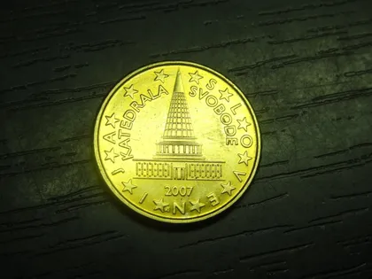 фото, 10 євроцентів Словенія 2007 UNC
