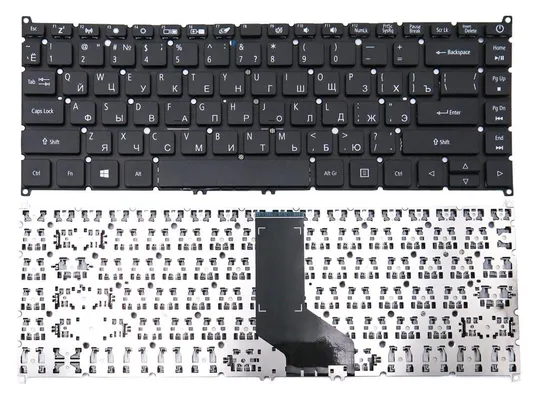 Клавиатура для ACER Aspire E5-422, E5-422G, E5-432, E5-473, E5-473G, E5-473T (RU Black без рамки). Ціна