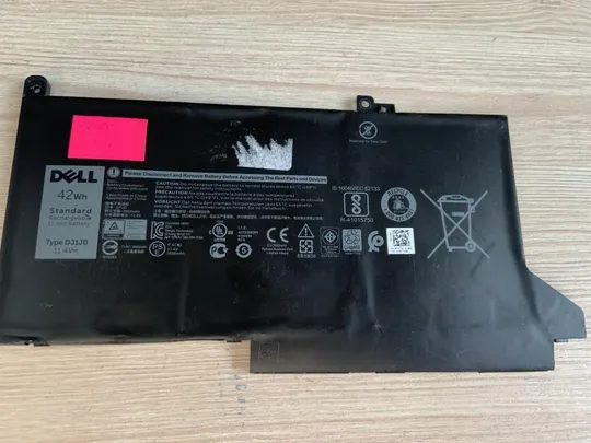 56 DELL DJ1J0  Износ: 81% DELL Latitude 12 7000, 7280, 7290, 7380, 7390, 7480, 7490 Ціна