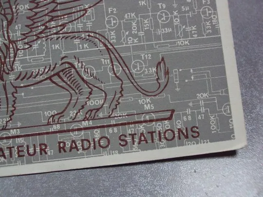 карточка радиообмена QSL италия 1983 №2357 Де купити