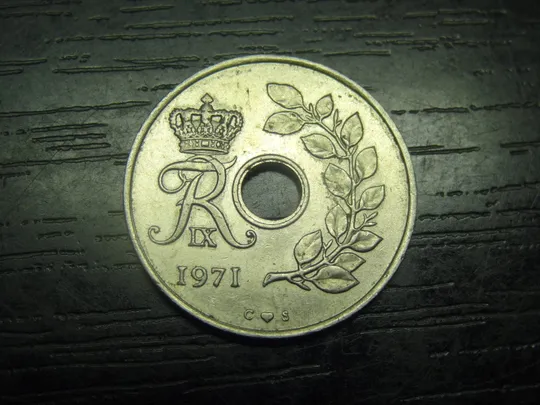 25 оре 1971 Данія Ціна