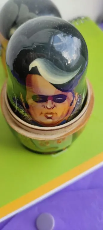 Купити Редкая винтажная матрёшка Элвис Пресли хорошее состояние интересное исполнение np226