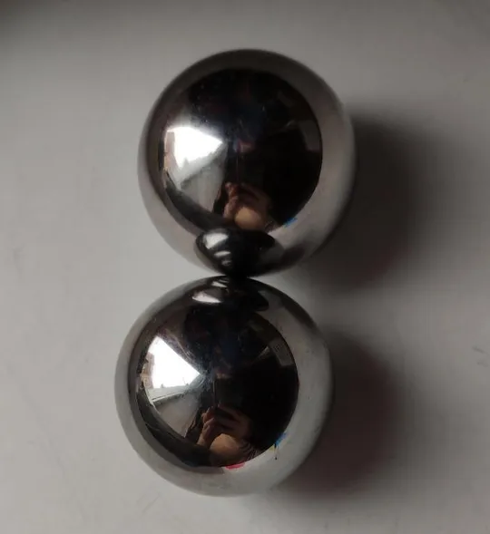 Два больших шара, сталь, винтаж, ссср pt532 Ціна