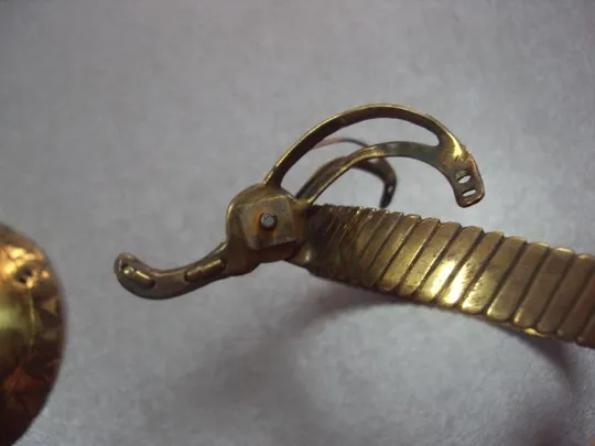 фурнитура запчасть крышка к кувшину, графину бронза, латунь №3191 Недорого