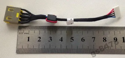 фото, Роз'єм живлення шлейф Lenovo G500s G505s з конектором на материнську плату