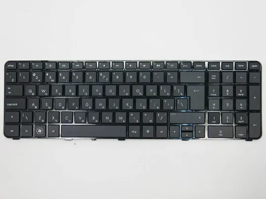 Клавиатура для HP DV7-4103er, DV7-4110sw, DV7-4110eg, DV7-4120er, DV7-4121er ( RU Black с рамкой ). З аукціону