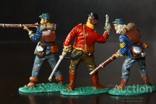 пехотинцы США Classic Toy Soldiers 54-60мм цветные Де купити