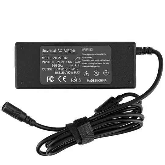 Універсальний блок живлення для ноутбука 15-20V, 90W, 14 змінних роз'ємів, black З аукціону