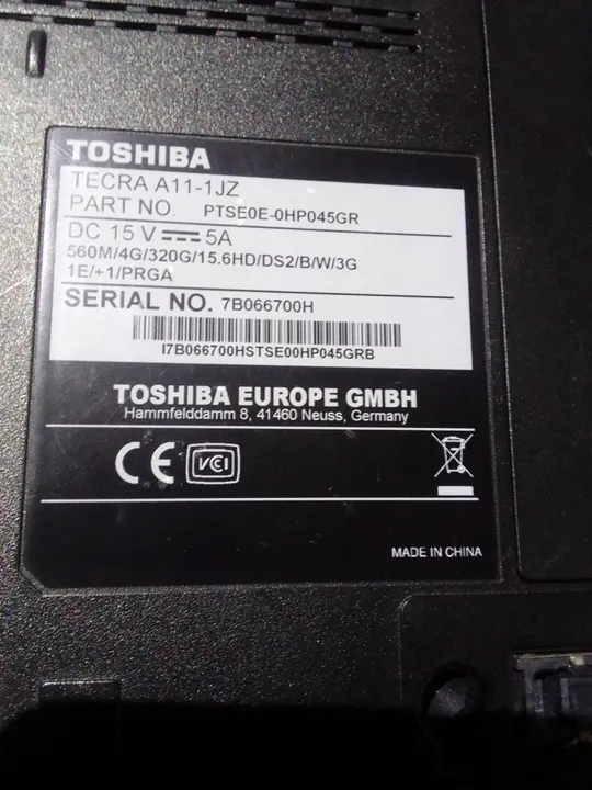 ноутбук toshiba tecra a11 без матриці озу зарядного..був робочий.я хз. Продаж