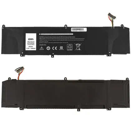 фото, Батарея для ноутбука DELL XRGXX (Alienware M15, M17 series) 11.55V 6000mAh 69Wh Black
