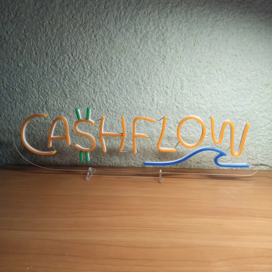 Неоновий світильник CachFlow та хвиля 580х200 acr-n000084 З аукціону