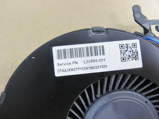 номер1019-8 Вентилятор кулер, FAN L72277-001 L30895-001 4JW2TP103  для  HP ZBook 15 G5 оригінал З аукціону