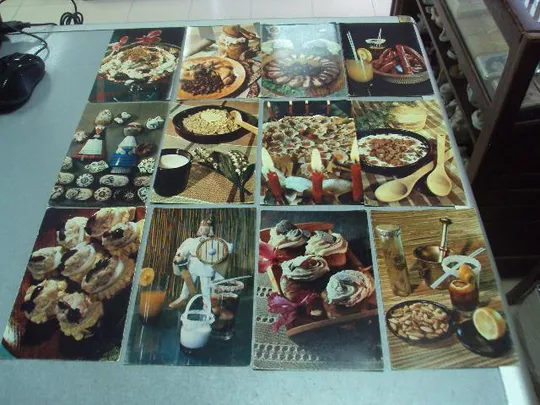 набор открыток блюда эстонской кухни 1973 кассина 12 шт  №4118 Продаж