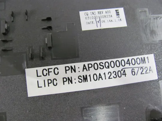 399-6 Кришка панель палмрест AP0SQ000400 для Lenovo ThinkPad  T440p   оригінал Характеристики