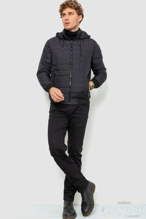 Купити Куртка мужская демисезонная, цвет черный, 234RA40